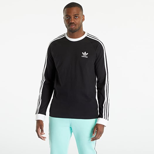 T-Shirts adidas Adicolor Classics 3-stripes Long Sleeve T-Shirt Black |  Footshop