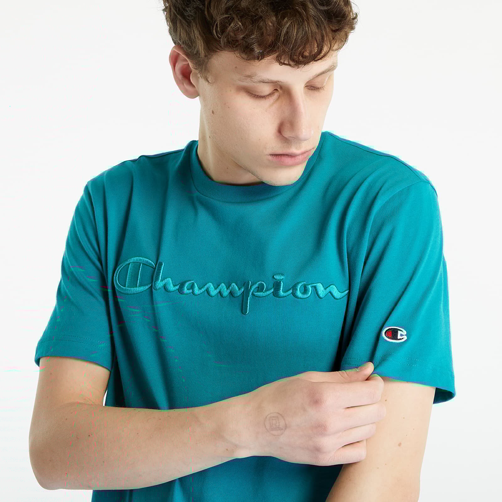 Champion heritage best sale script tee