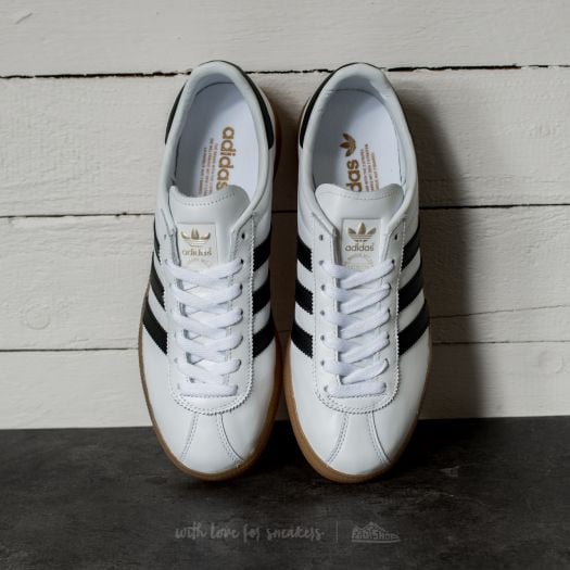 Adidas munchen leather white top