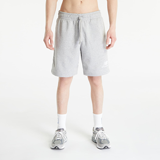 Shorts New Logo | Terry Essentials Balance Short Grey Stacked Athletic Footshop French