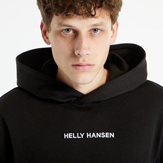 Helly hansen black hoodie new arrivals