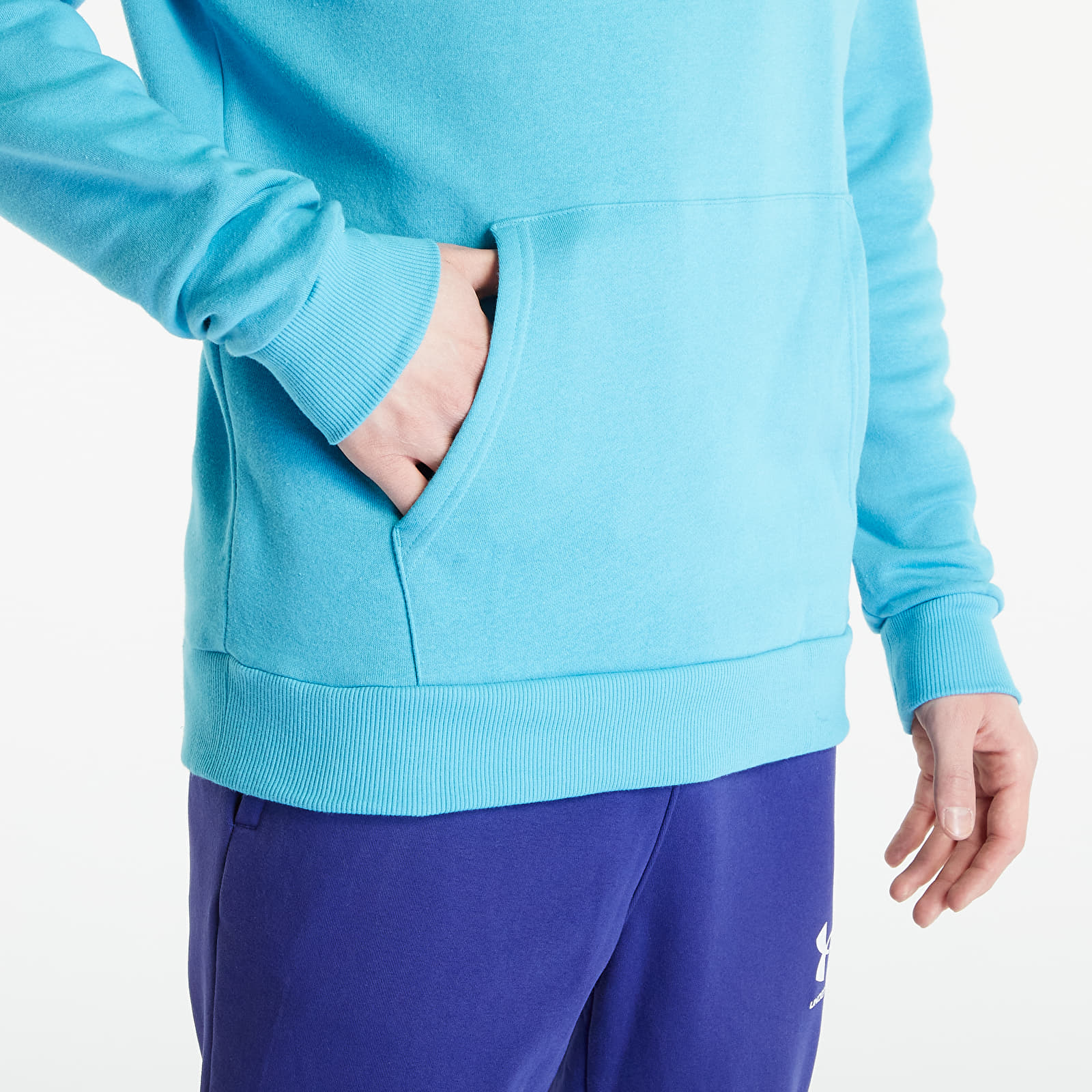 Hoodies and sweatshirts  Under Armour Rival Fleece Hoodie Glacier Blue/ Onyx White