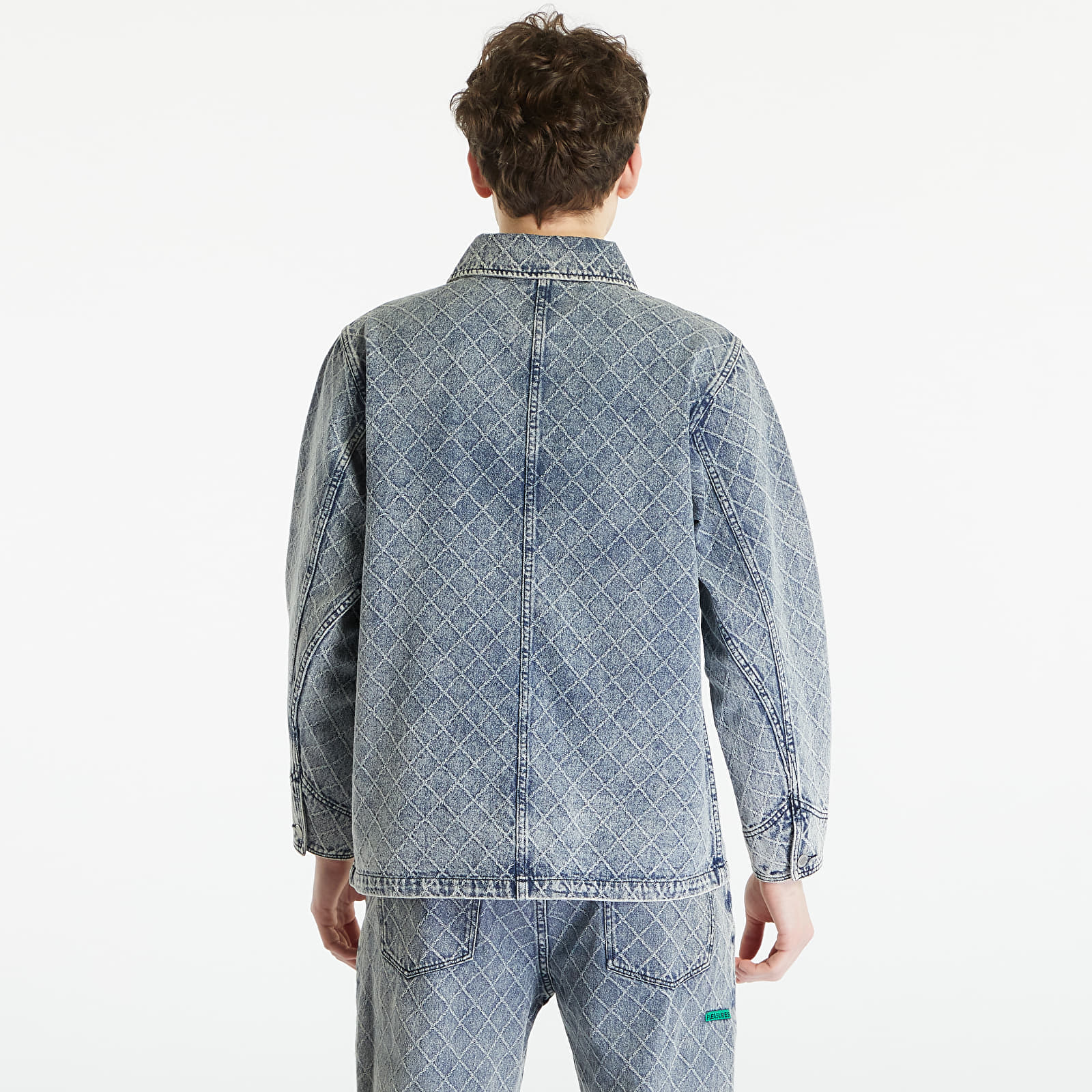 Jacken Pleasures Ingress Chore Coat Washed Indigo