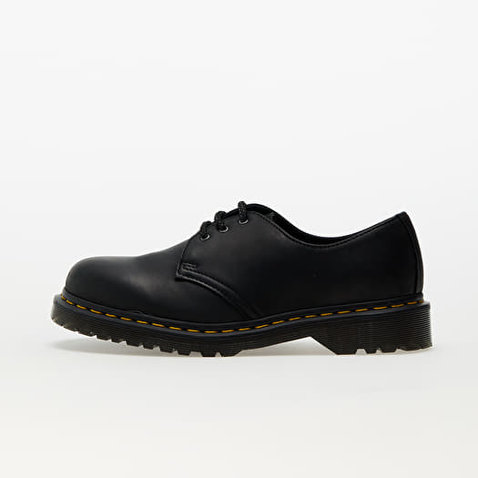 Dr.Martens　ALLBLACK 3EYE　BLACK　UK8　27cm Dr. Martens 1461 3 Eye Shoe Black Waxed Full Grain | Footshop