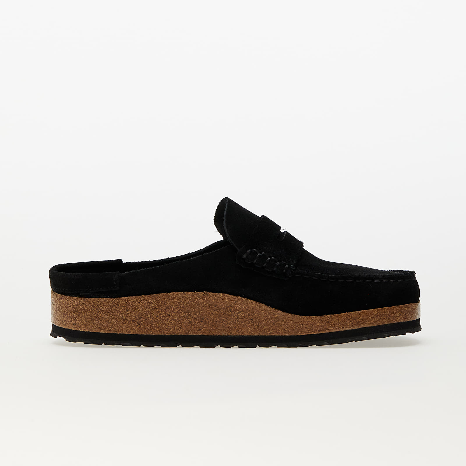 Men's shoes Birkenstock Naples Velvet Leather Black BG