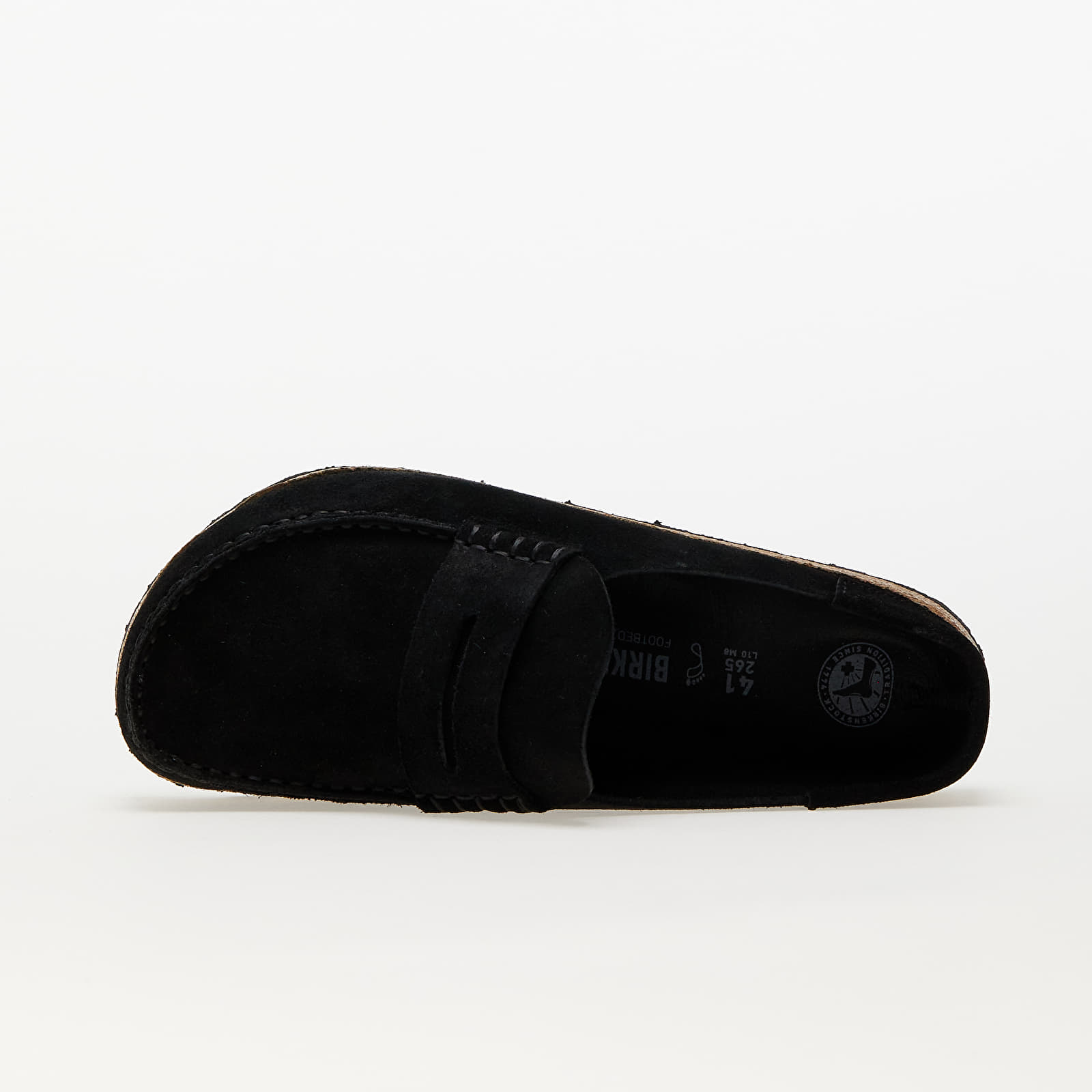 Men's shoes Birkenstock Naples Velvet Leather Black BG