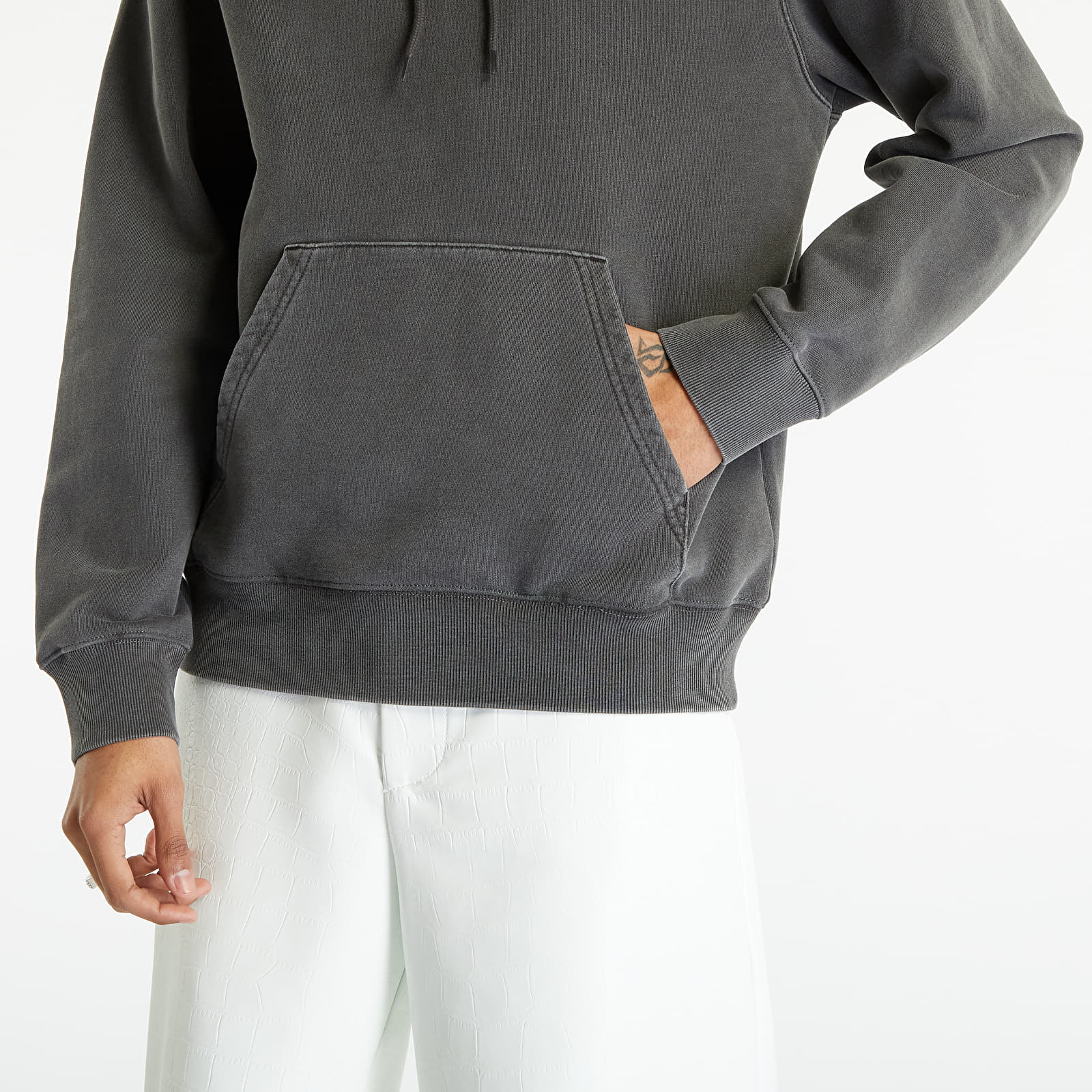 Hanorace Carhartt WIP Duster Hoodie Black Garment Dyed