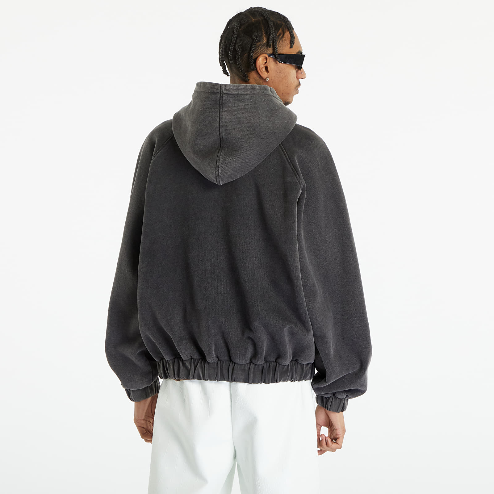 Sweatjacken und Sweatshirts MISBHV Community Zipped Hoodie Washed Black