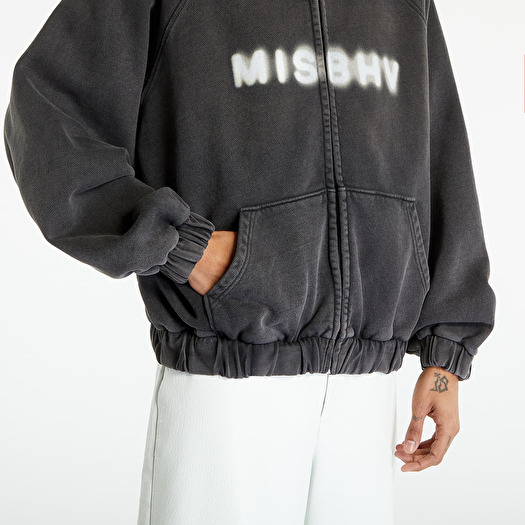 MISBHV Community Zipped Hoodie Washed Black | Footshop