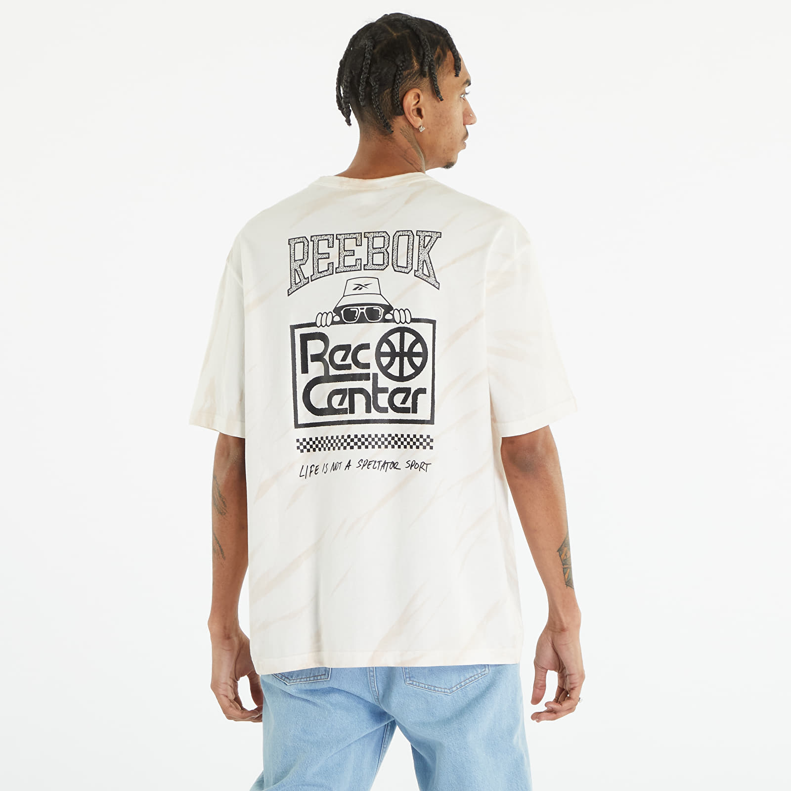 T-shirts Reebok Classics Block Party T-Shirt Chalk