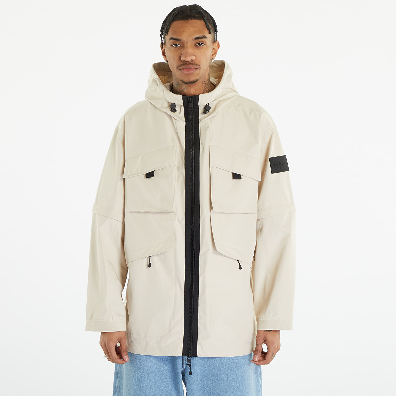 Parki Calvin Klein Jeans Multifunctional Parka Beige