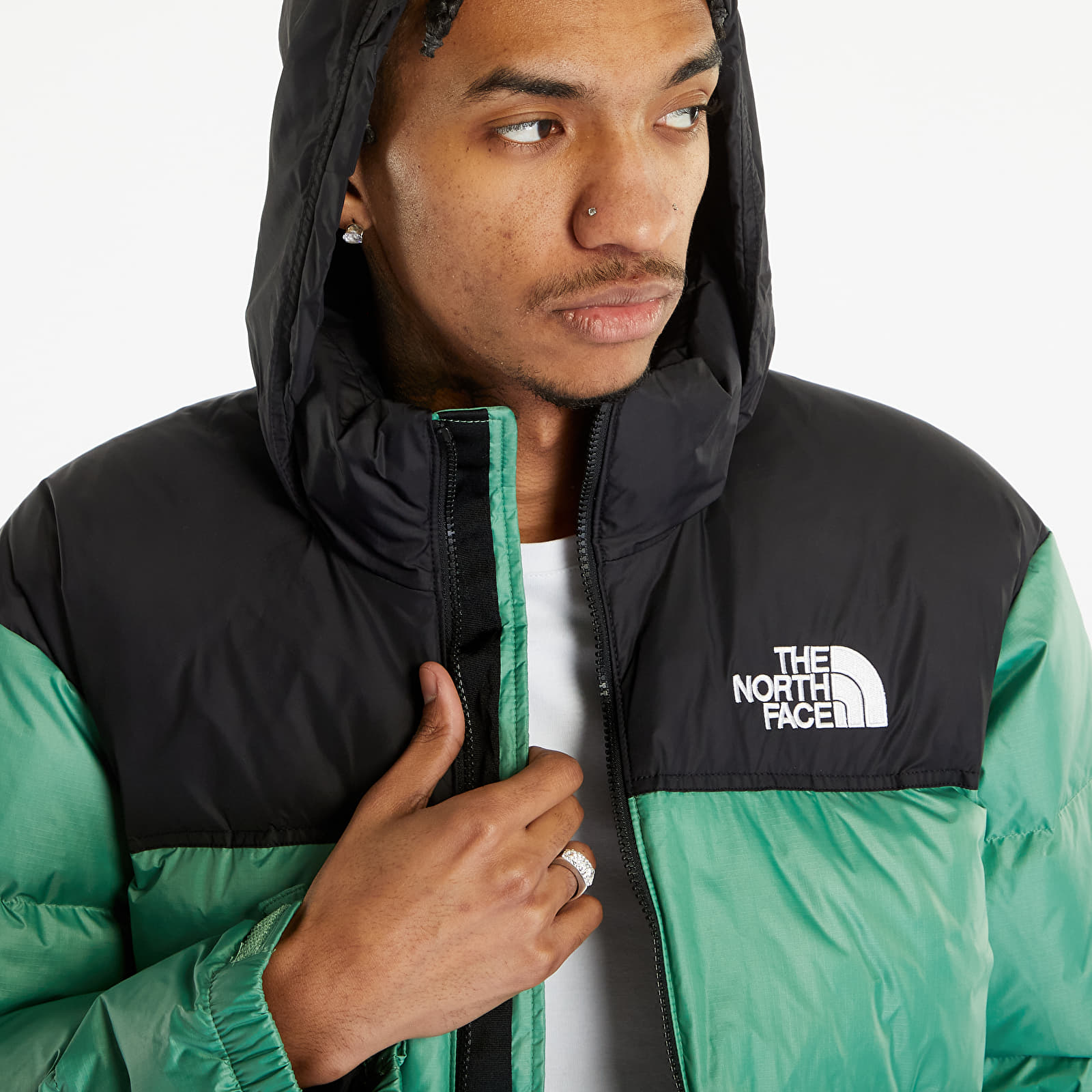 The north face 1996 retro nuptse jacket tumbleweed green on sale
