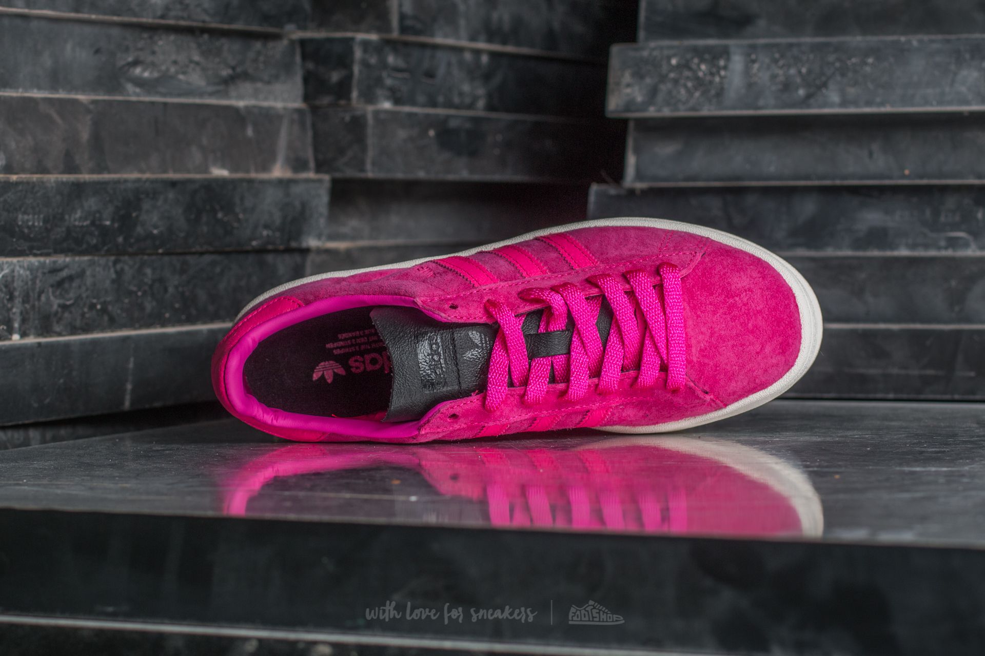 Дамски кецове и обувки adidas Campus Shock Pink/ Core Black
