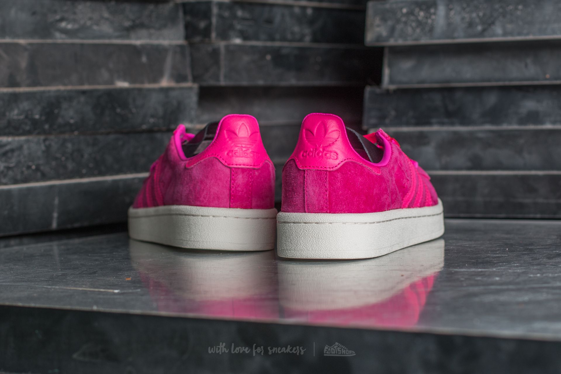 Дамски кецове и обувки adidas Campus Shock Pink/ Core Black