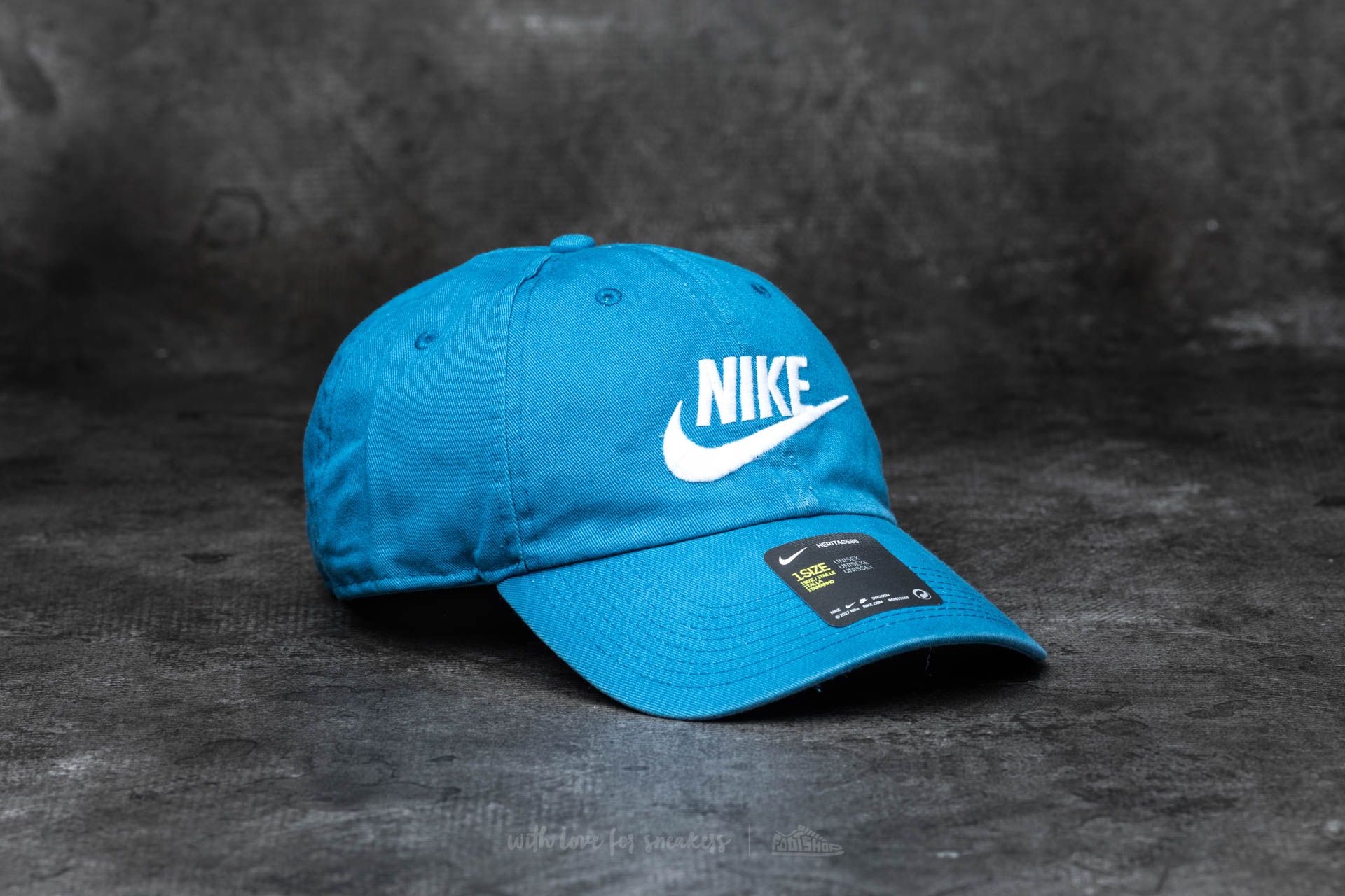 Šiltovky Nike Futura Washed H86 Cap Industrial Blue/ White