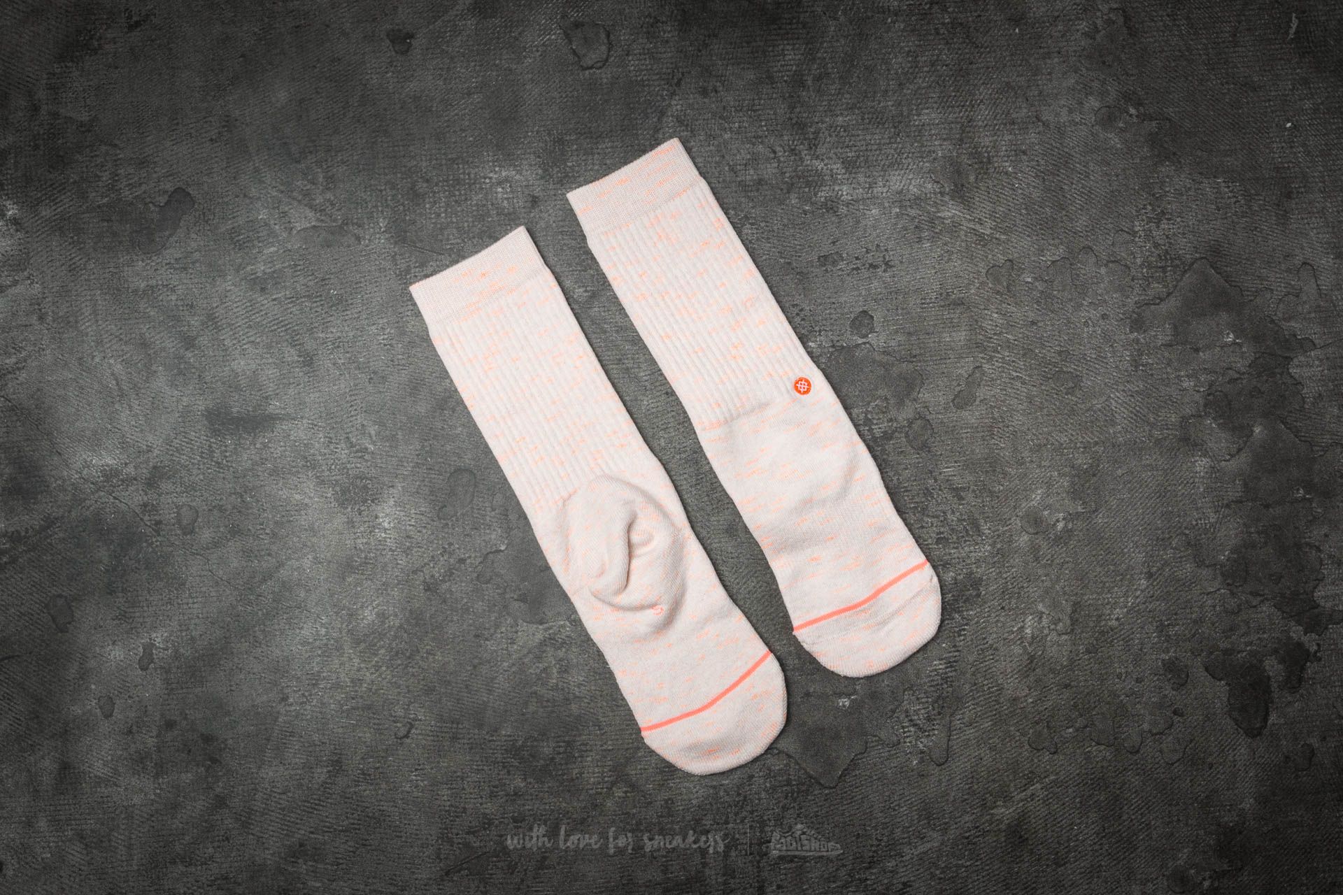 Chaussettes Stance Uncommon Classic Crew Pink