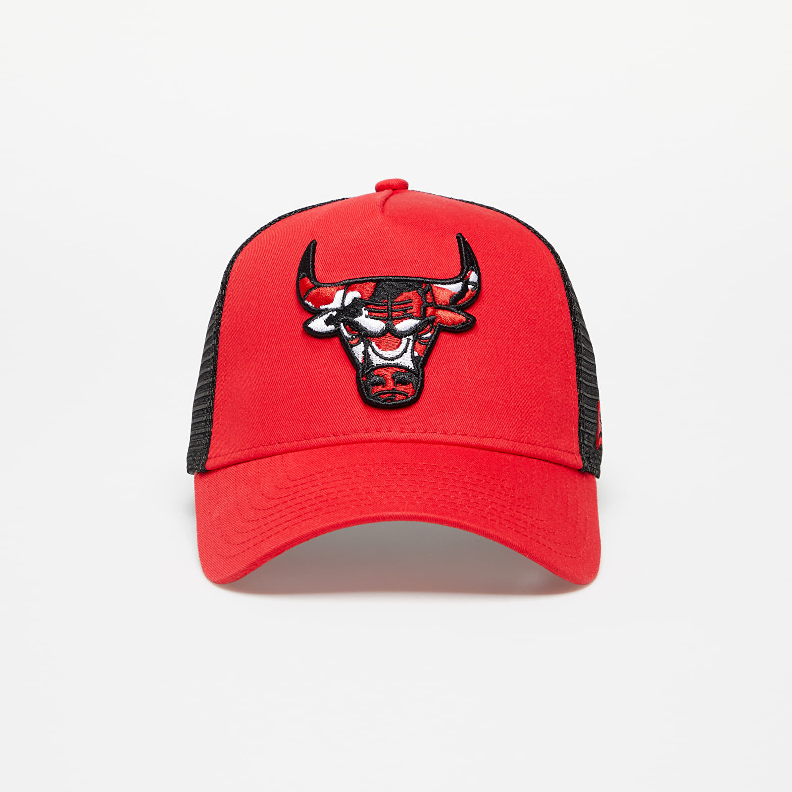 Caps New Era Chicago Bulls Team Camo Infill A-Frame Trucker Cap Red/ Black