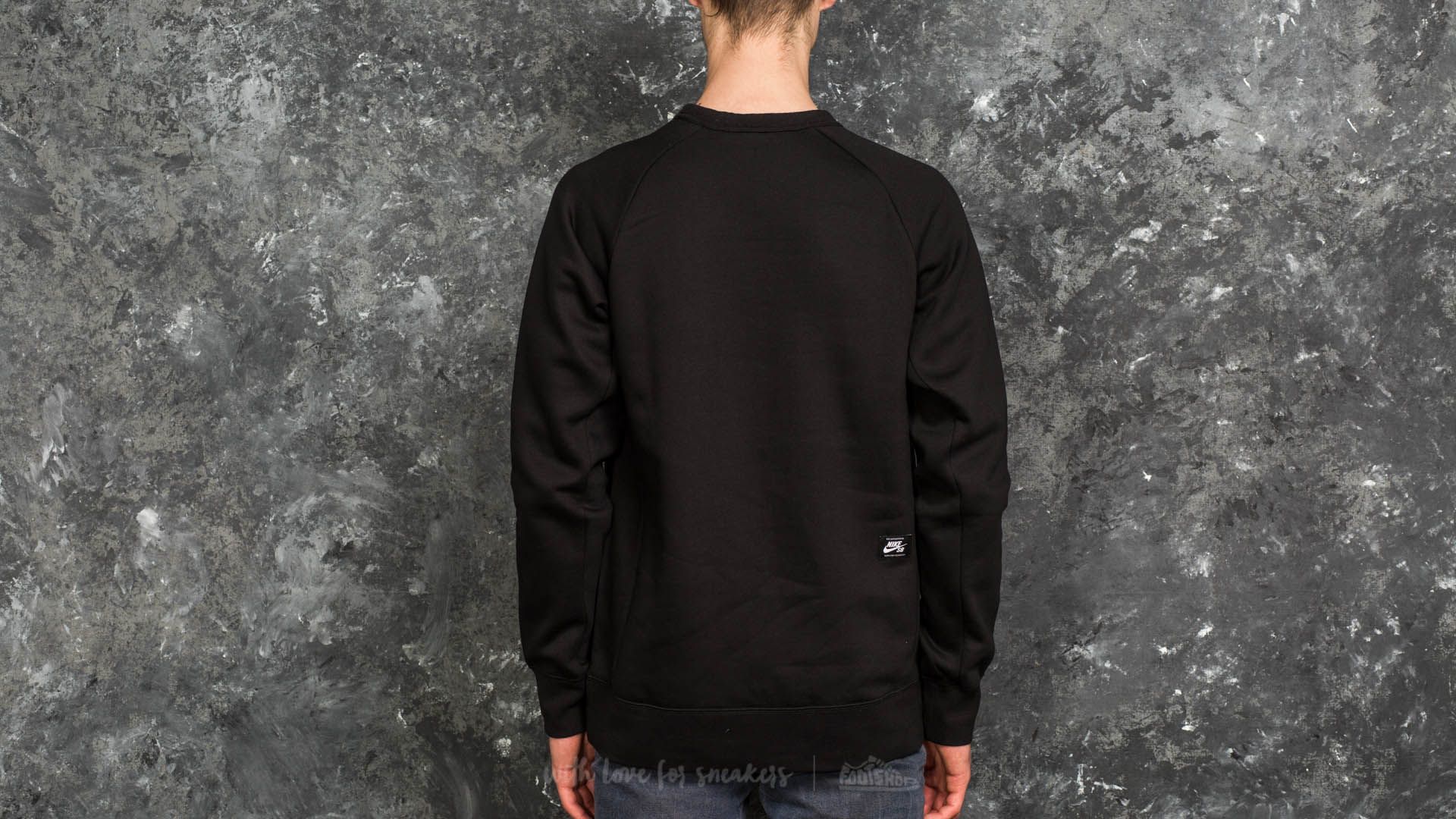 Hoodies and sweatshirts Nike SB Icon Fleece Crew Black Footshop