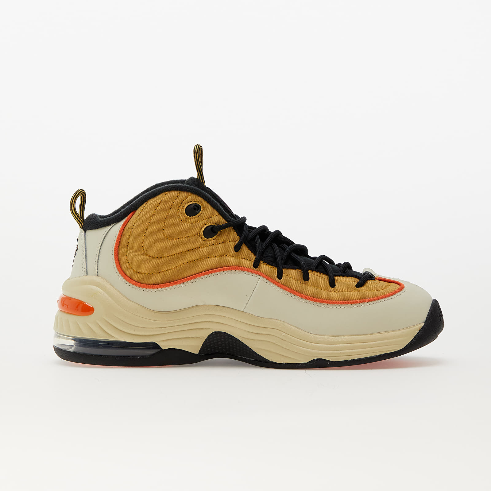Men s shoes Nike Air Penny 2 Wheat Gold Safety Orange Black Footshop