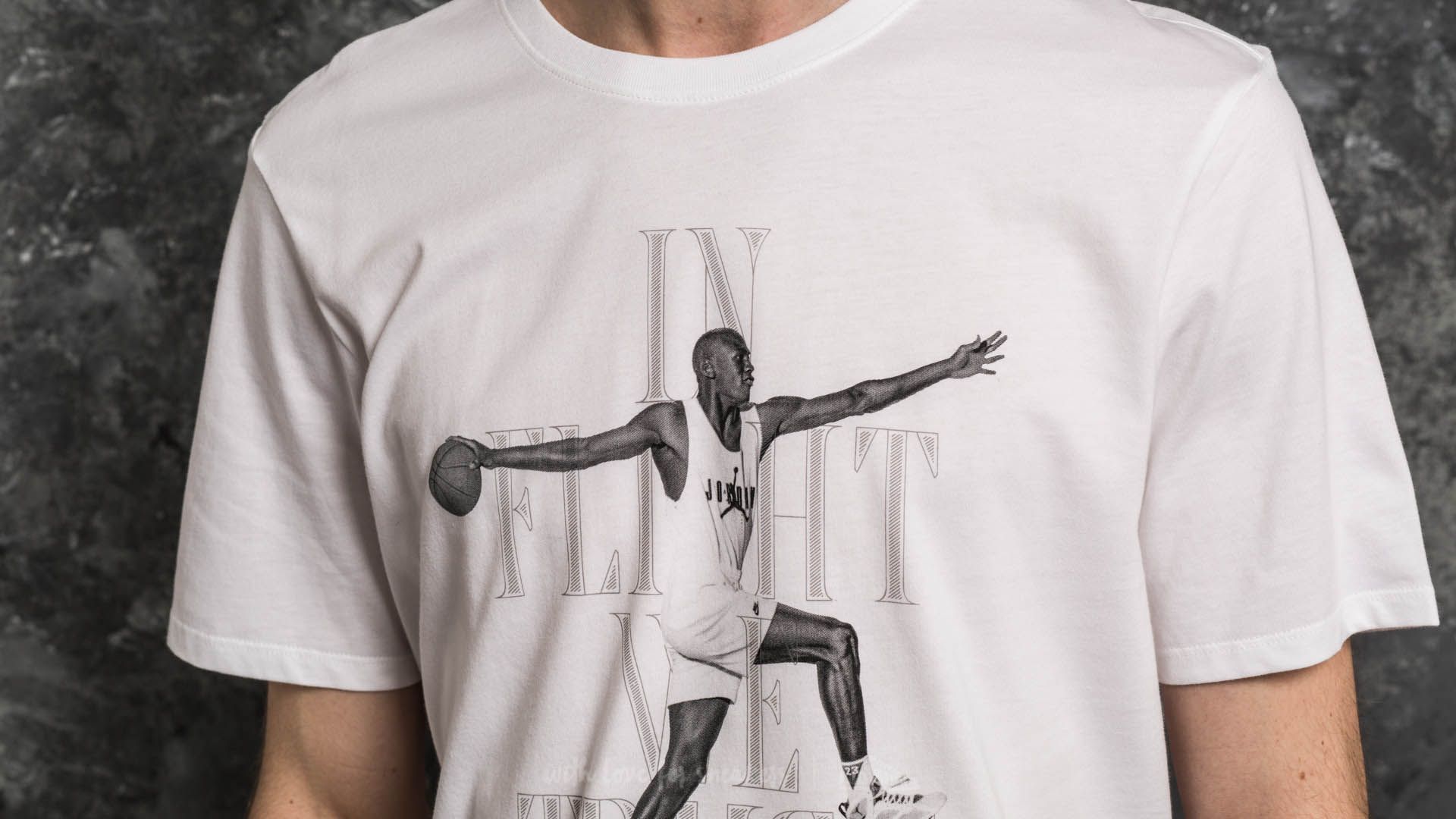 T-Shirts and shirts Jordan AJ7 In Flight We Trust Tee White