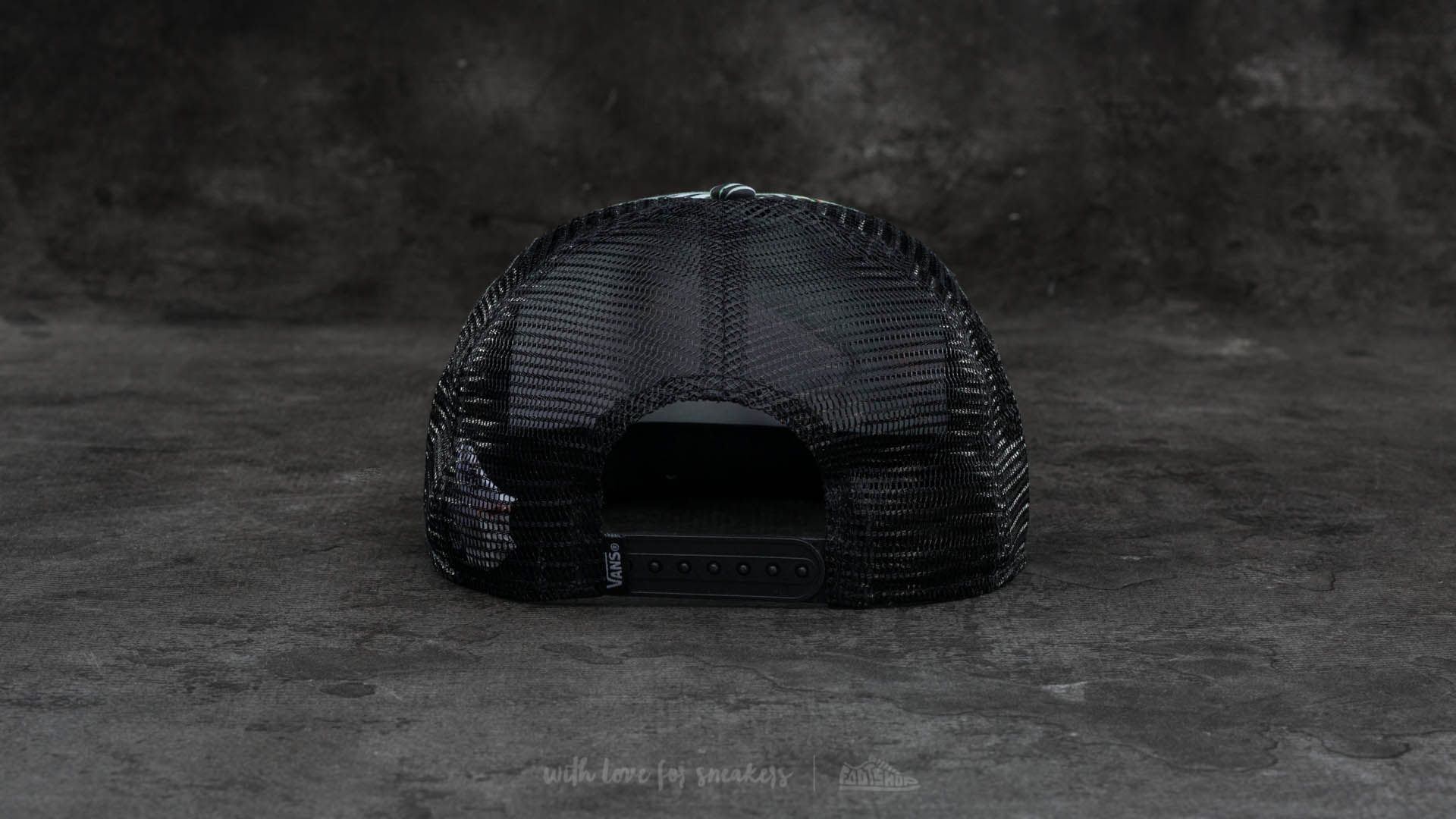 Caps Vans Classic Patch Trucker Black Decay Palm