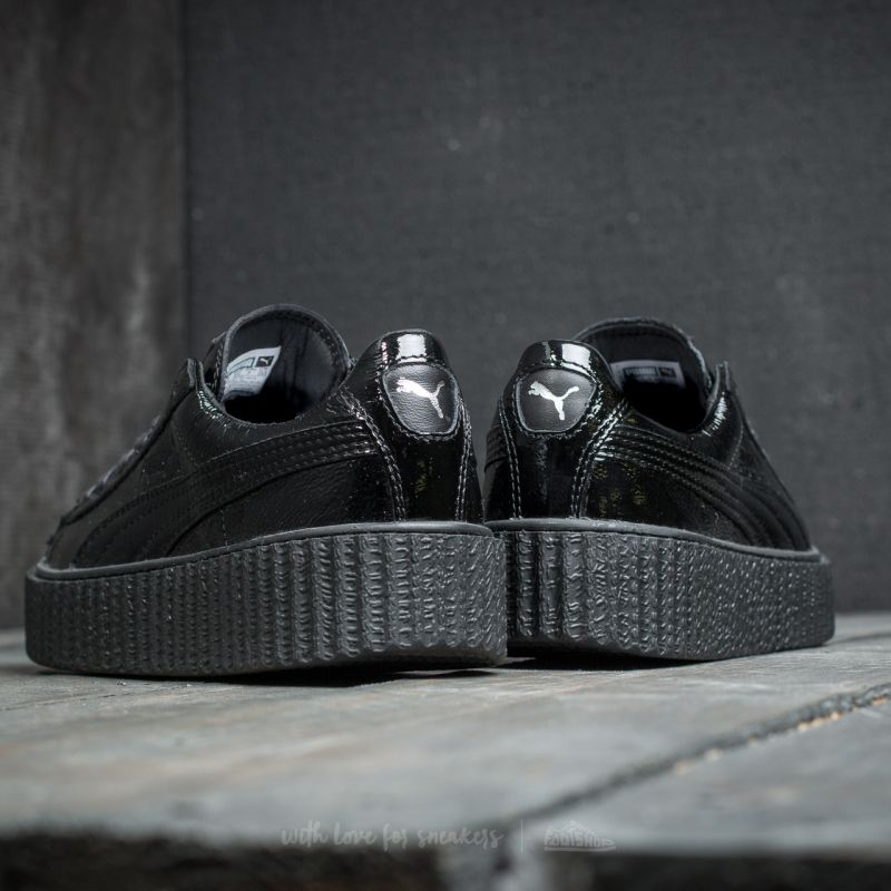 Puma x Rihanna Fenty Creepers Wrinkled Patent Puma Black-Black