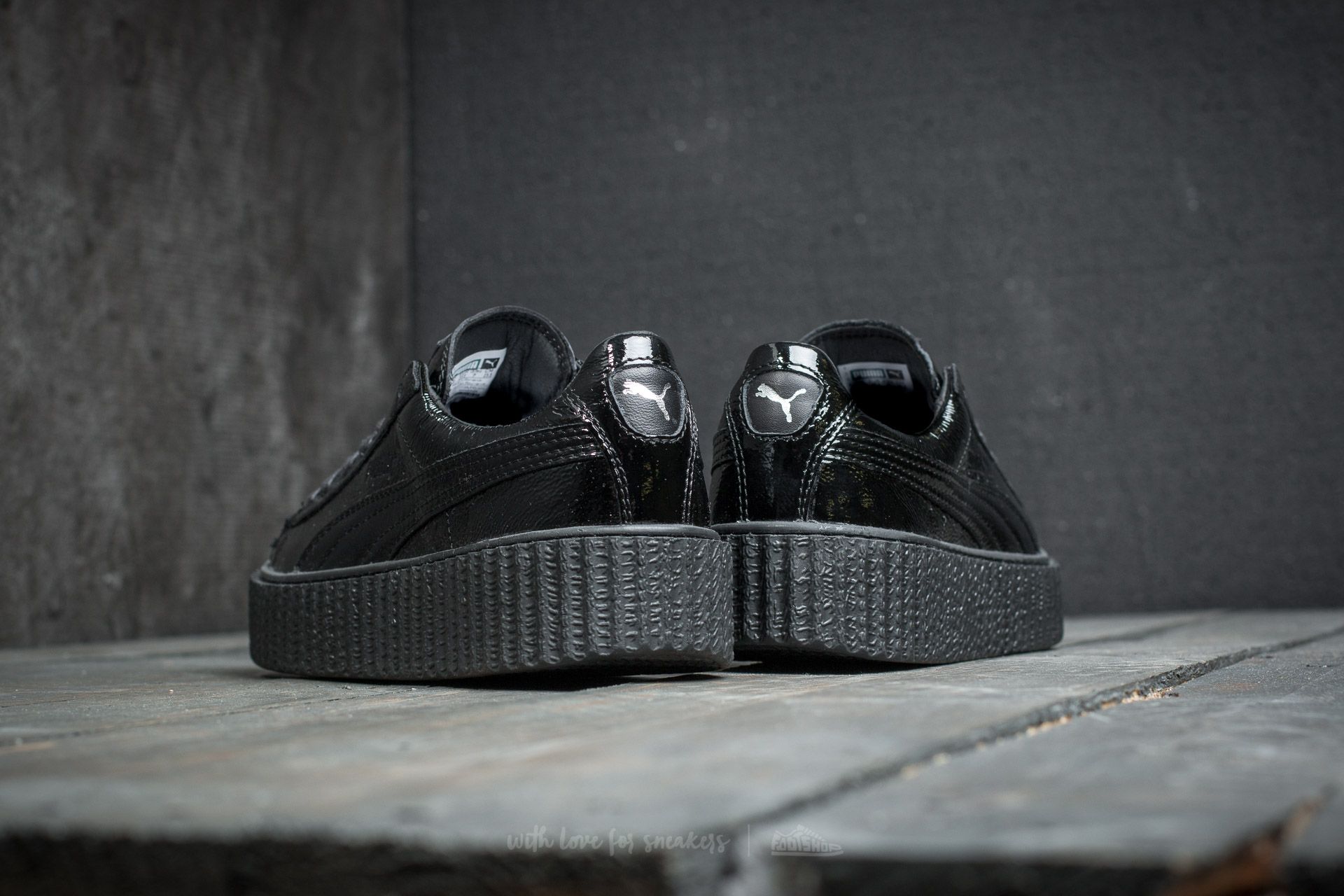 Puma creepers bianche e nere shop