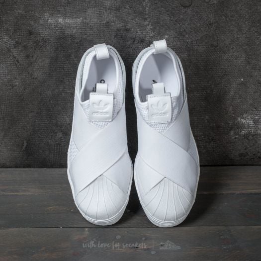 Adidas originals women's superstar slipon w sneaker hot sale