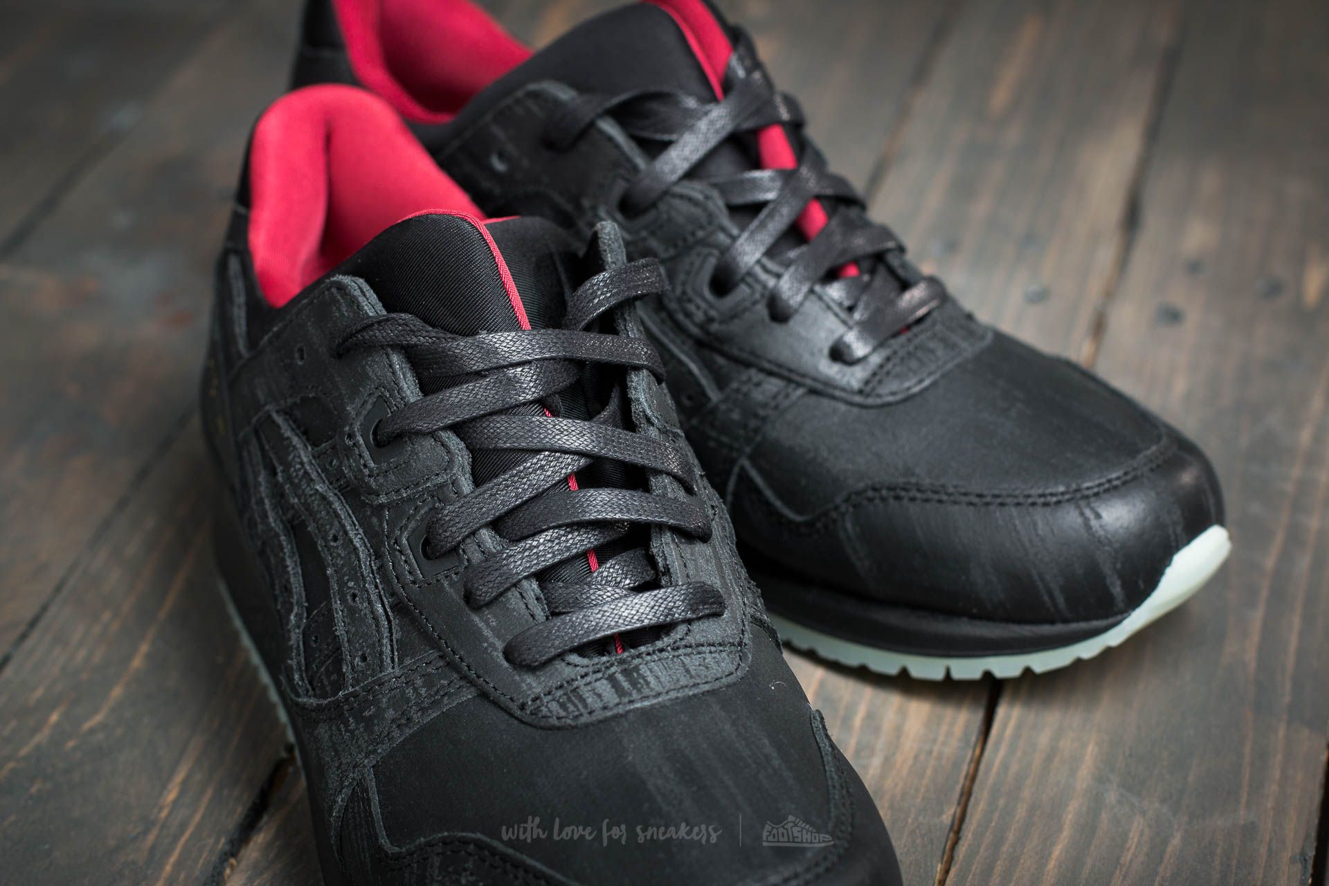 Men s shoes Asics Gel Lyte III Black Black Footshop