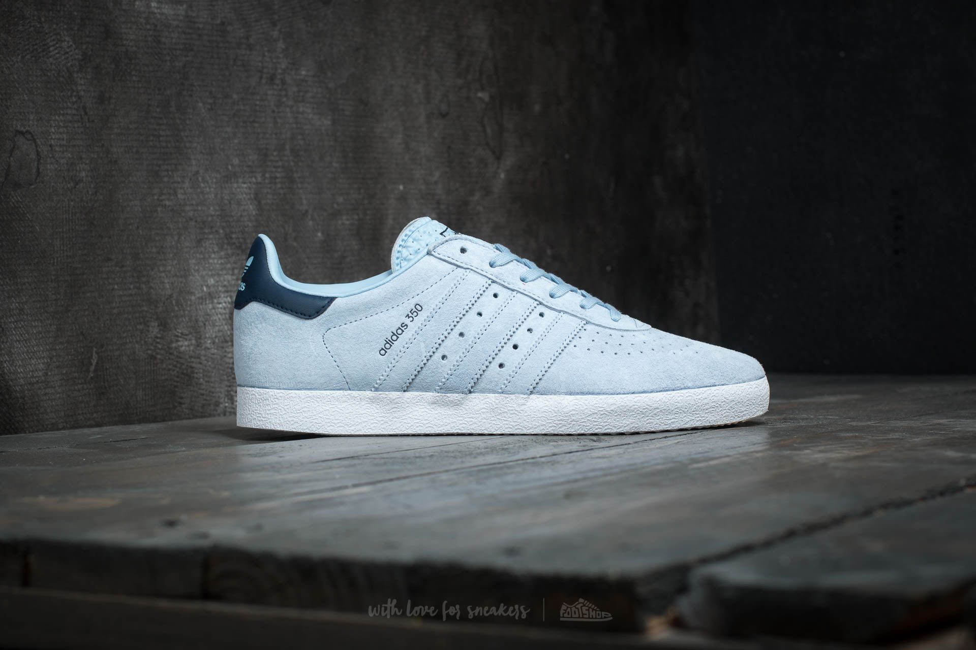 Pánské tenisky a boty adidas 350 Easy Blue/ Easy Blue/ Collegiate Navy