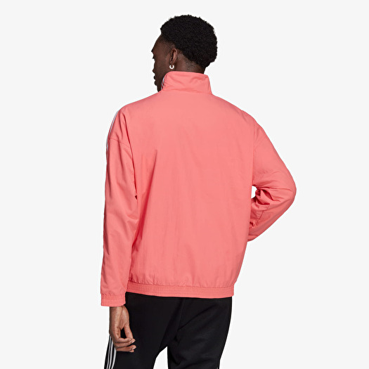 Adidas originals locked up logo track best sale jacket in red