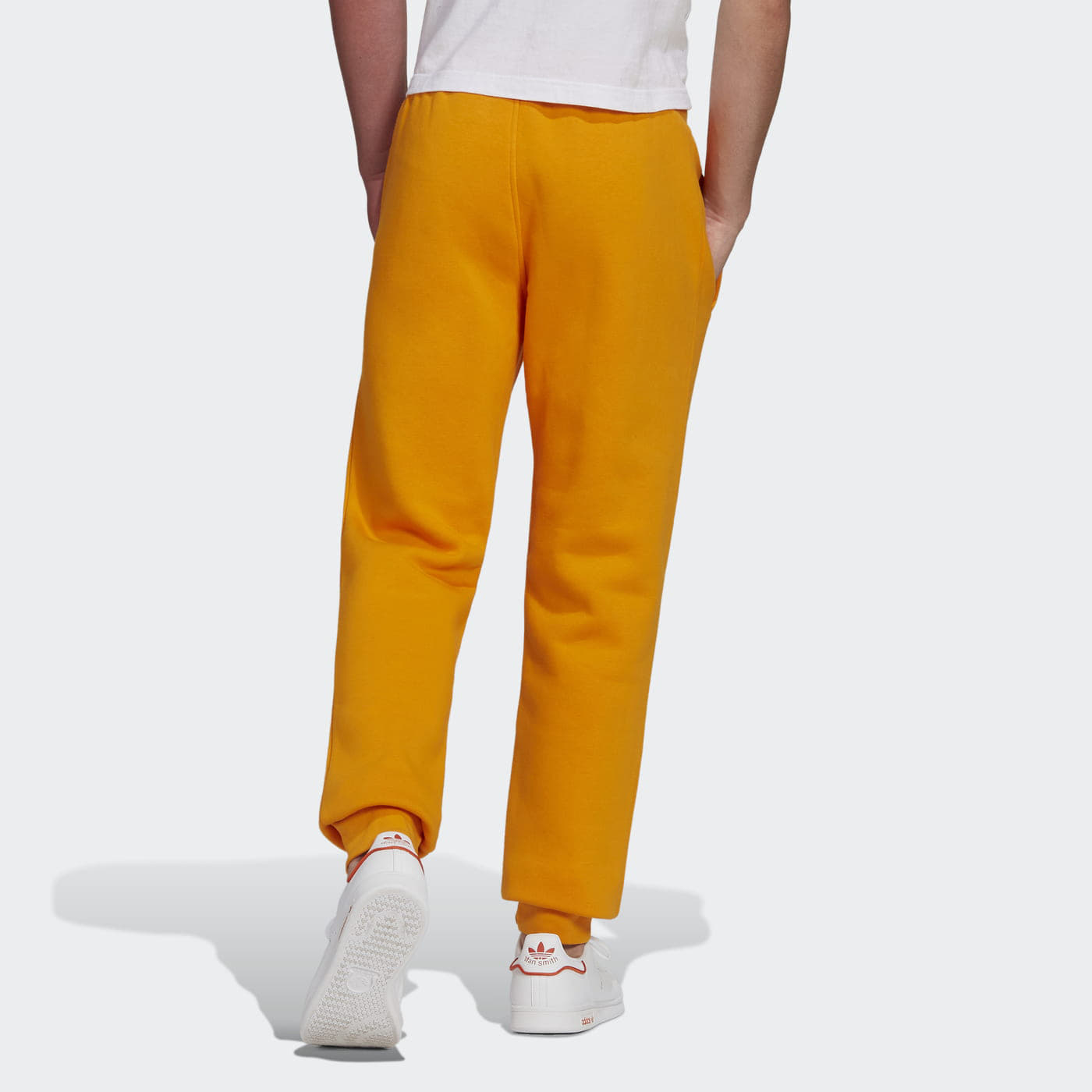 Adidas orange sweatpants sales