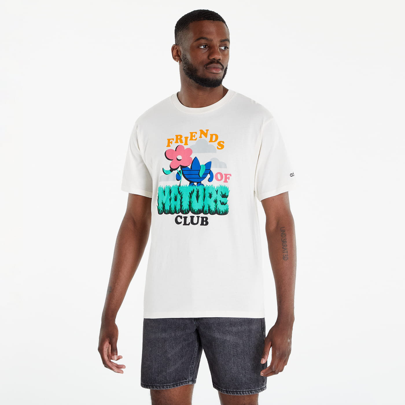 T-shirts adidas Originals Friends of Nature Club Short Sleeve Tee Creamy