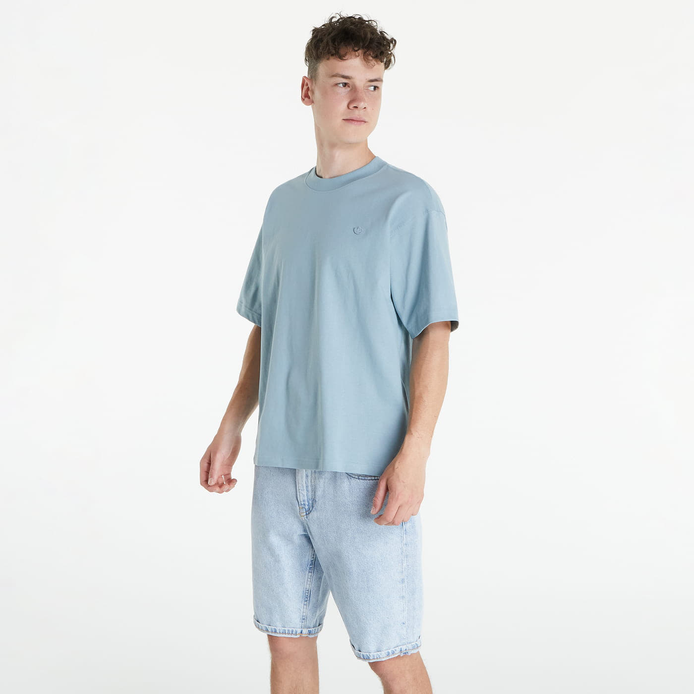 T-shirts adidas Originals Adicolor Trefoil T-Shirt Blue | Footshop