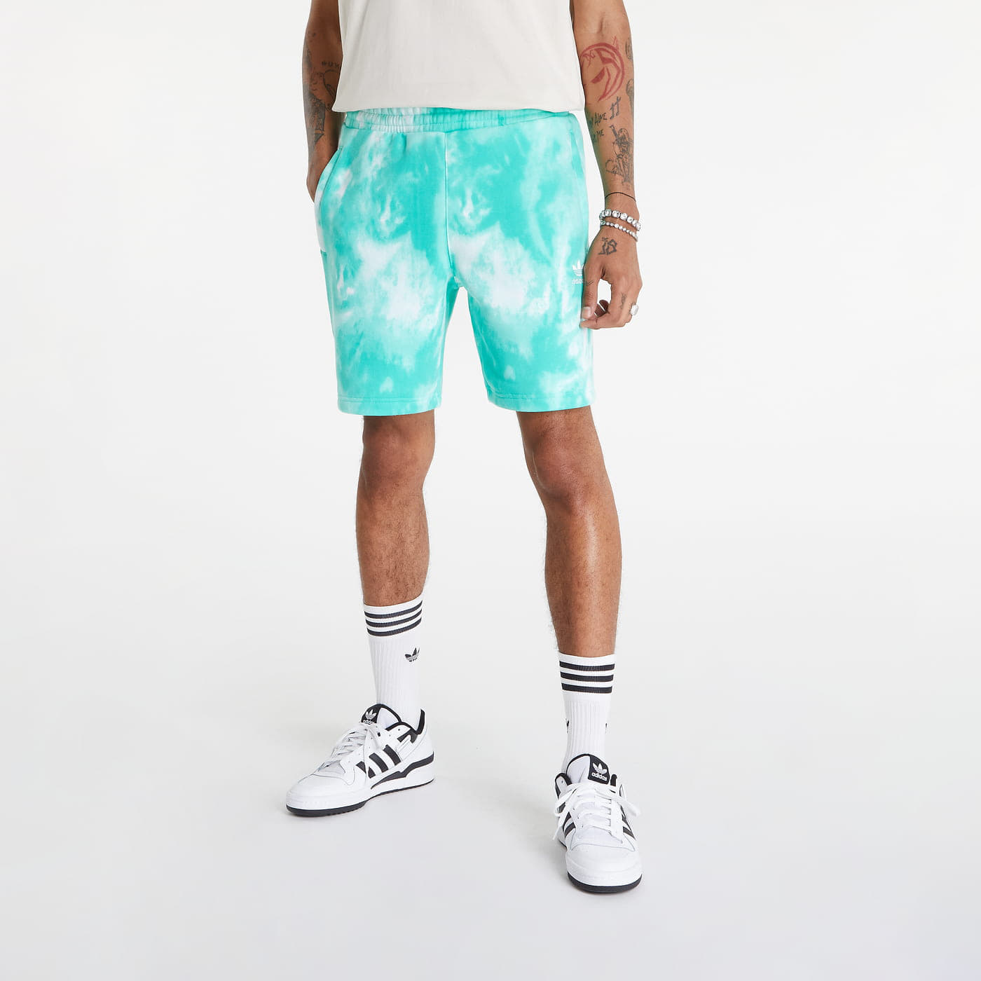 Adidas originals online tie dye shorts