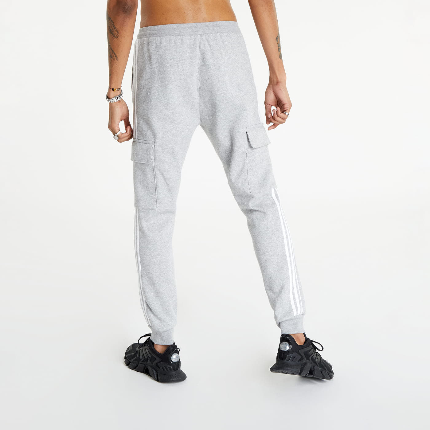 Jogginghosen adidas Originals Adicolor 3-Stripes Cargo Slim Joggers Medium Grey Heather