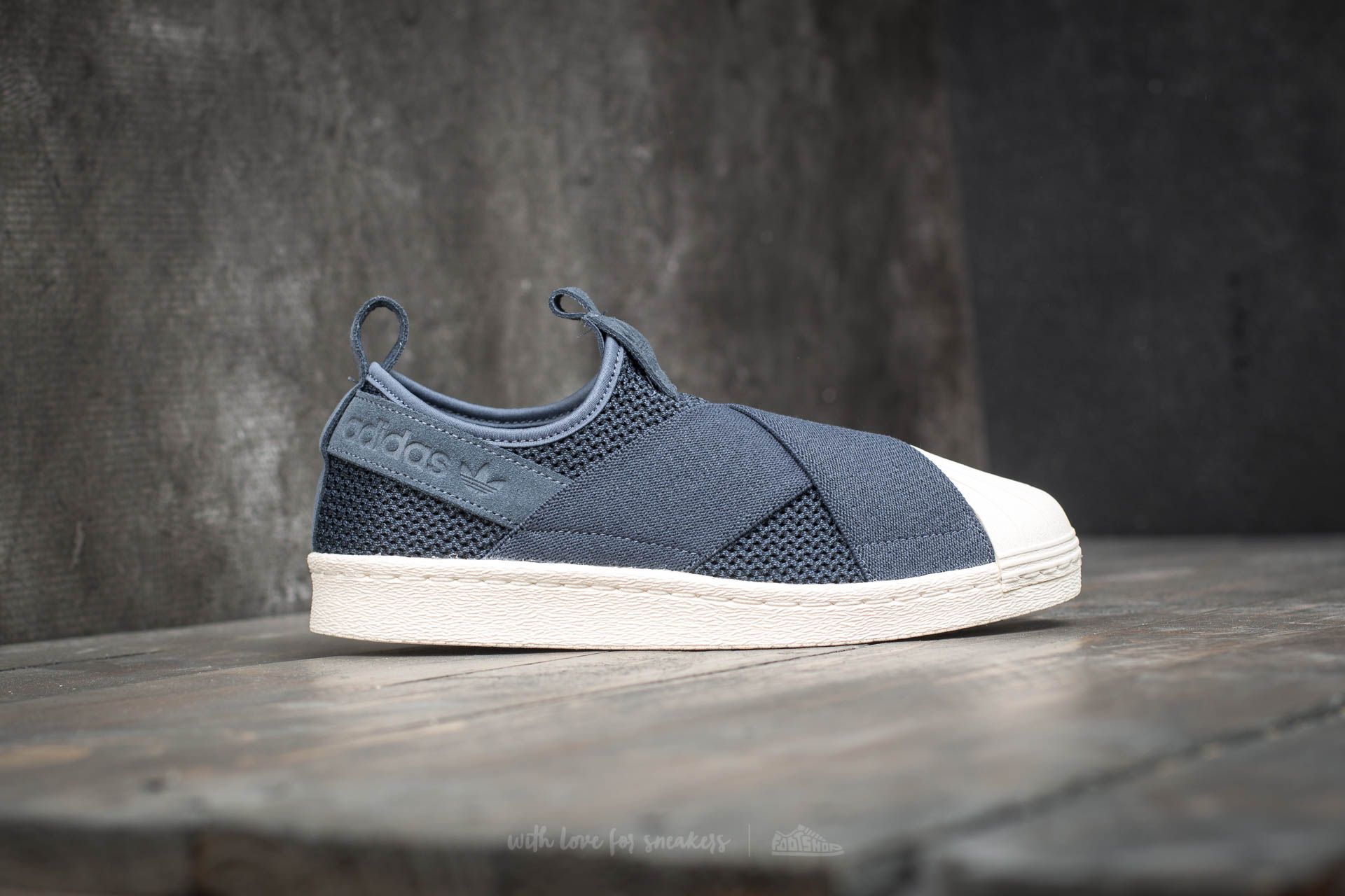 Women s shoes adidas Superstar SlipOn W Bold Onix Bold Onix Off White Footshop
