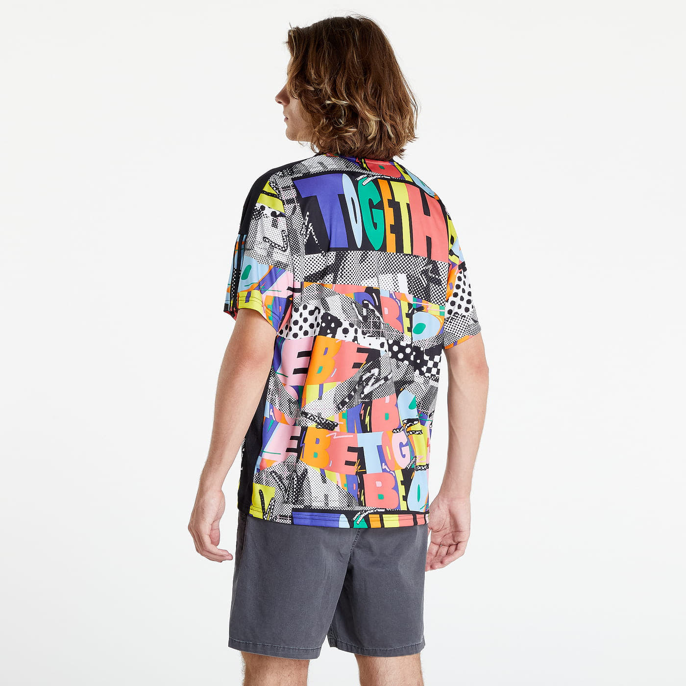 Marškinėliai adidas Originals Tiro Pride Gender-Neutral Jersey Multicolor/ Black