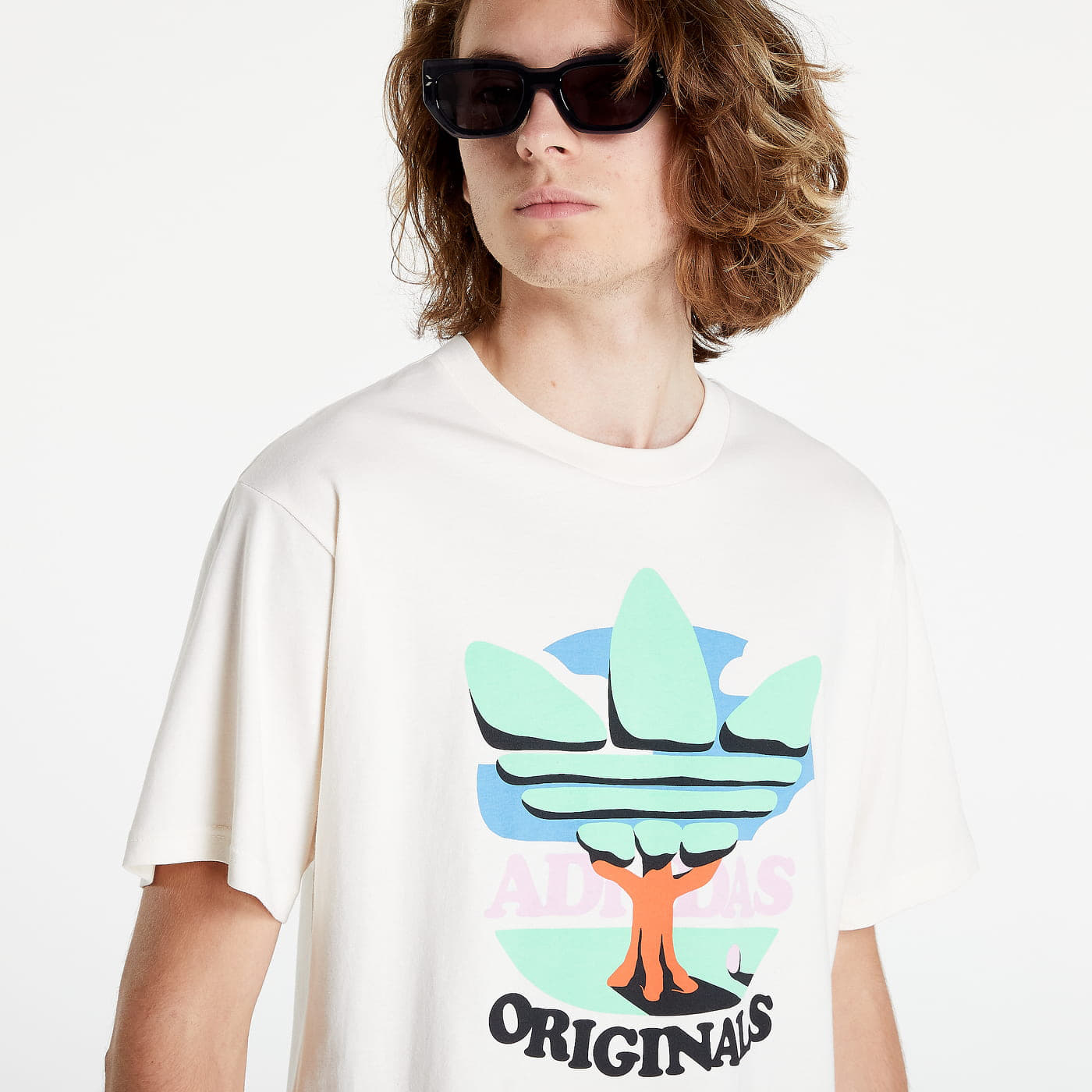 Marškinėliai adidas Originals Trefoil Tree T-Shirt Creamy