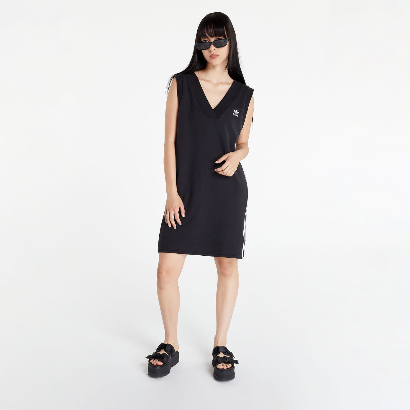 Šaty adidas Originals Adicolor Classics Vest Dress Black
