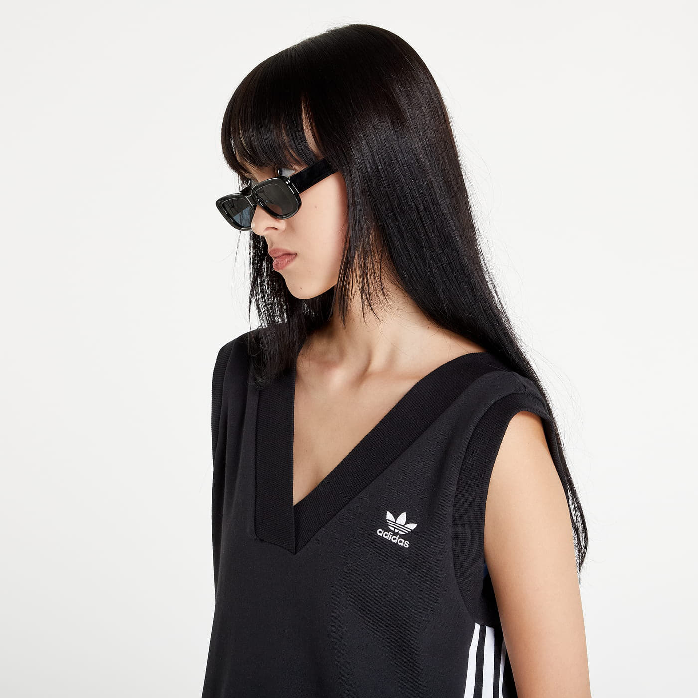 Šaty adidas Originals Adicolor Classics Vest Dress Black