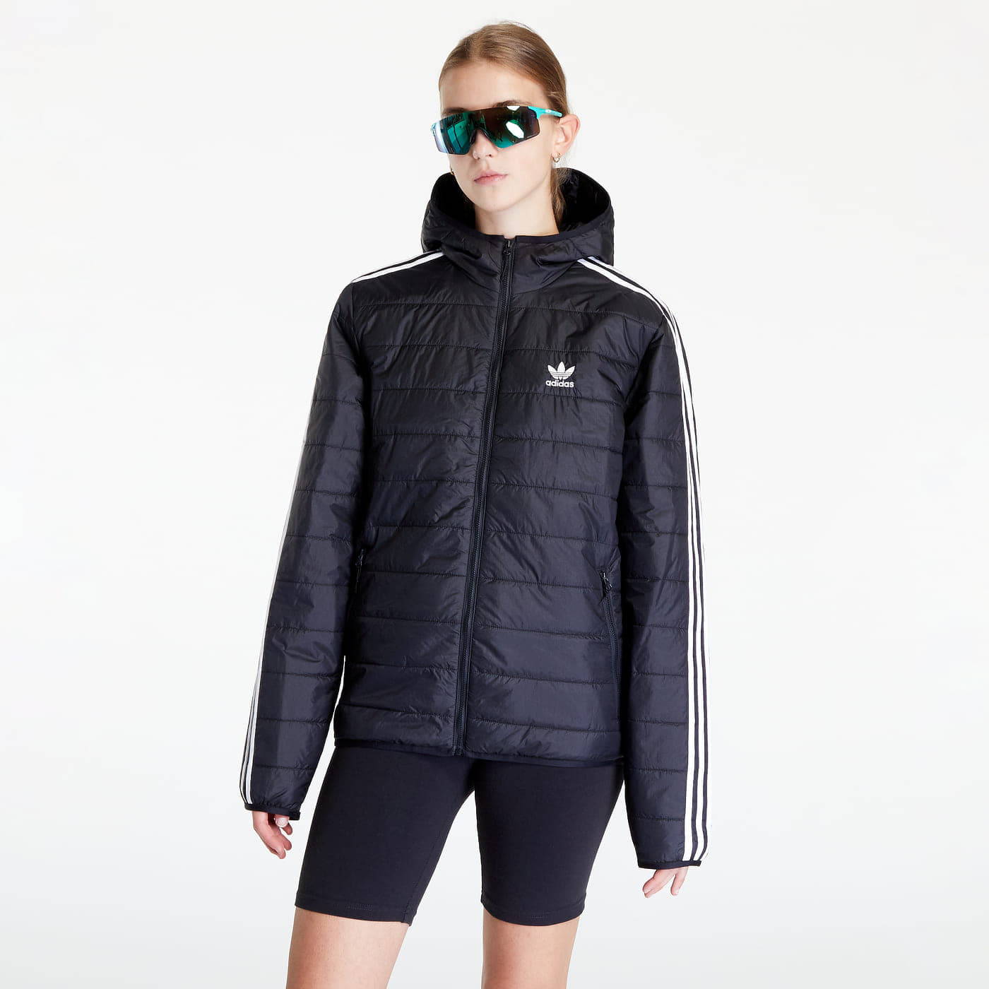 Bundy adidas Originals Pad Hooded Puffer Jacket Black