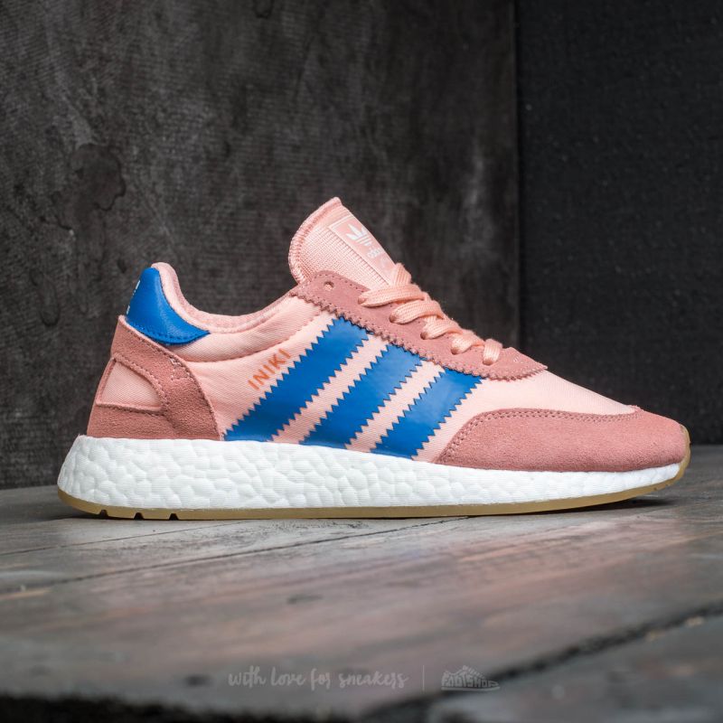 Women's shoes adidas Iniki Runner W Haze Coral/ Blue/ Gum (BA9999