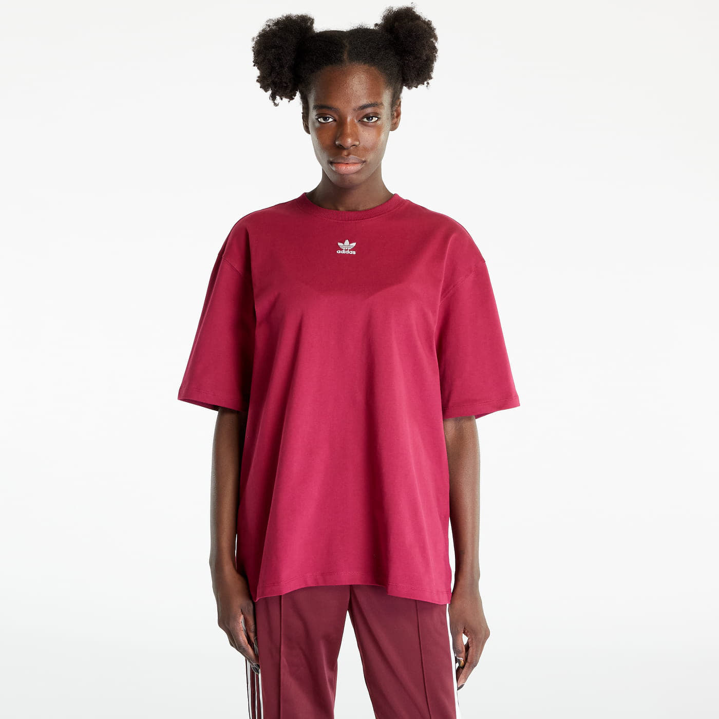 T shirts adidas Originals Tee Legacy Burgundy Footshop