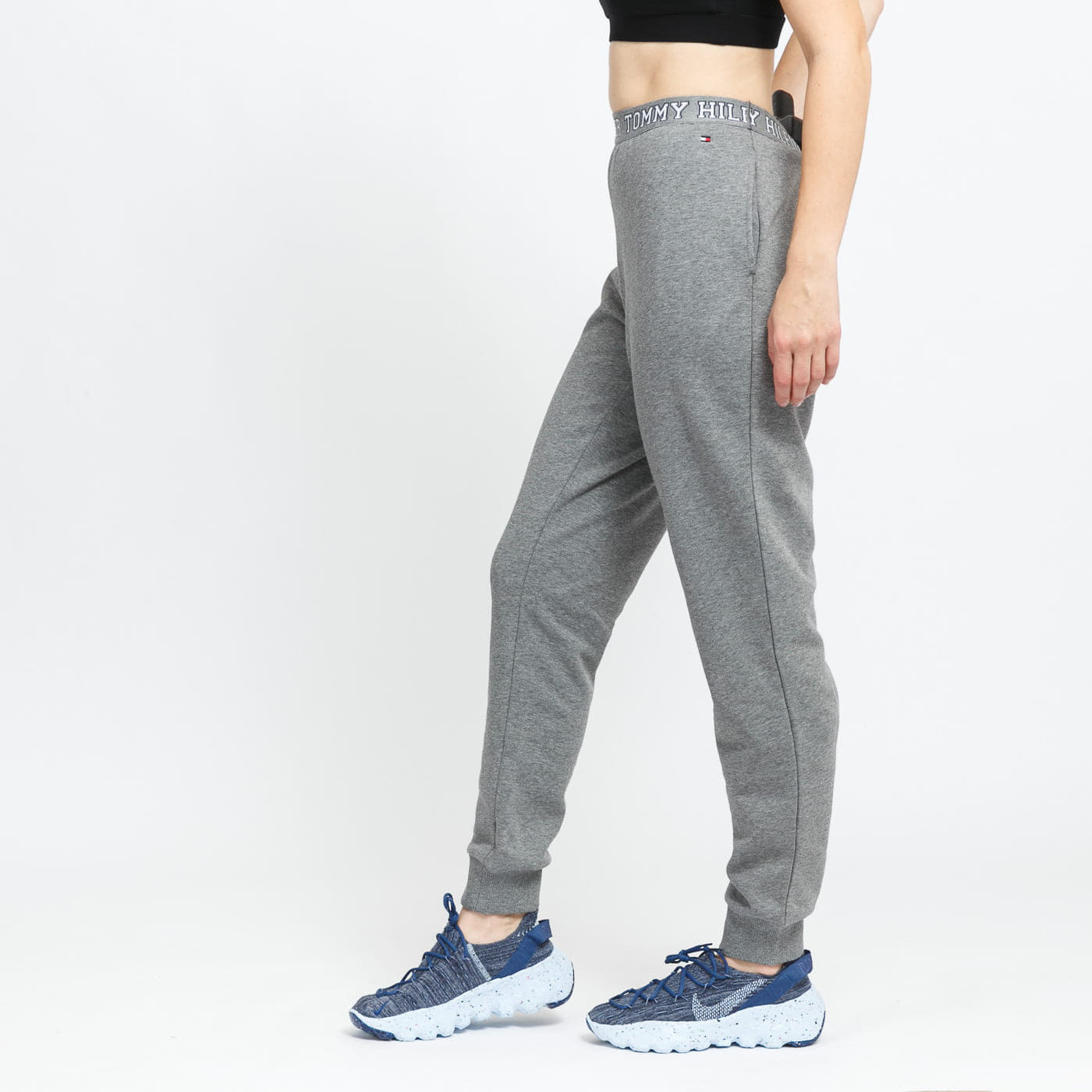 Tommy hilfiger hot sale grey track pants