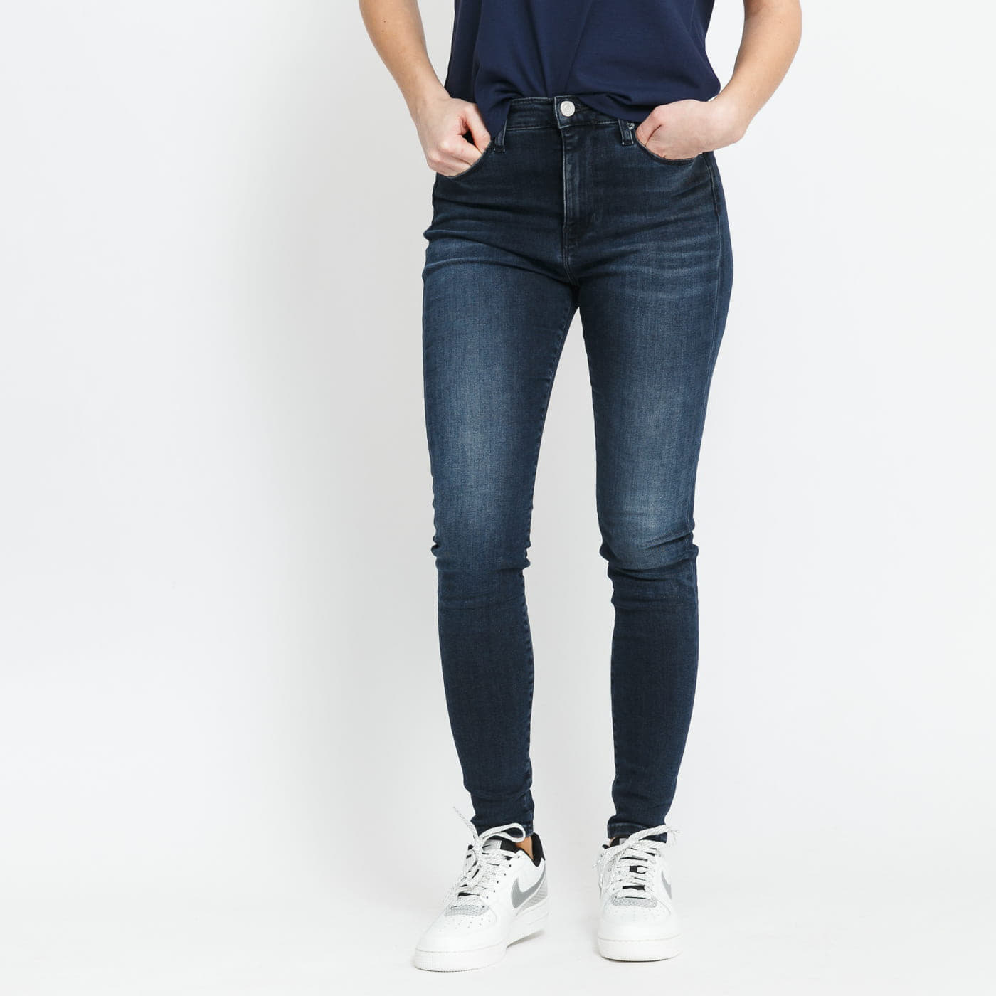 Navy Super Tommy Hilfiger Sylvia Skiny W Rise Jeans Footshop | High