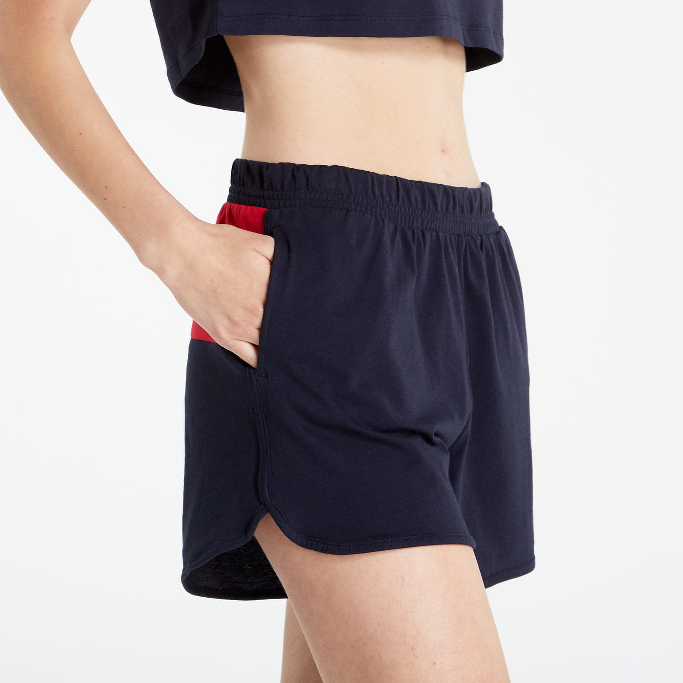 Kurzhosen Tommy Hilfiger High Waist Shorts Navy