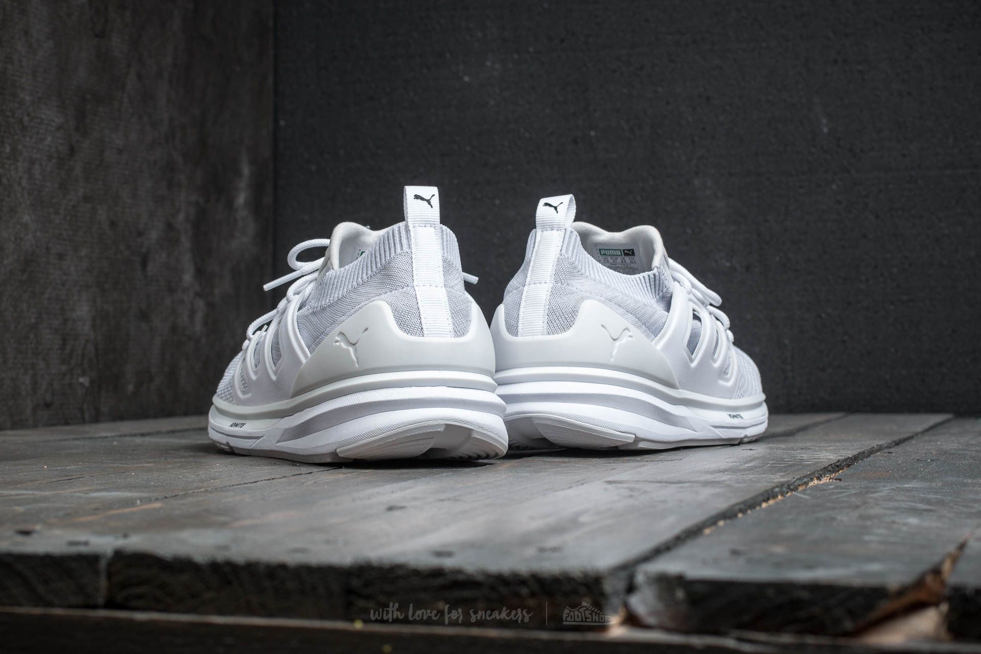 Scarpe uomo Puma B.O.G Limitless Lo Evo Knit S Puma White-Puma White