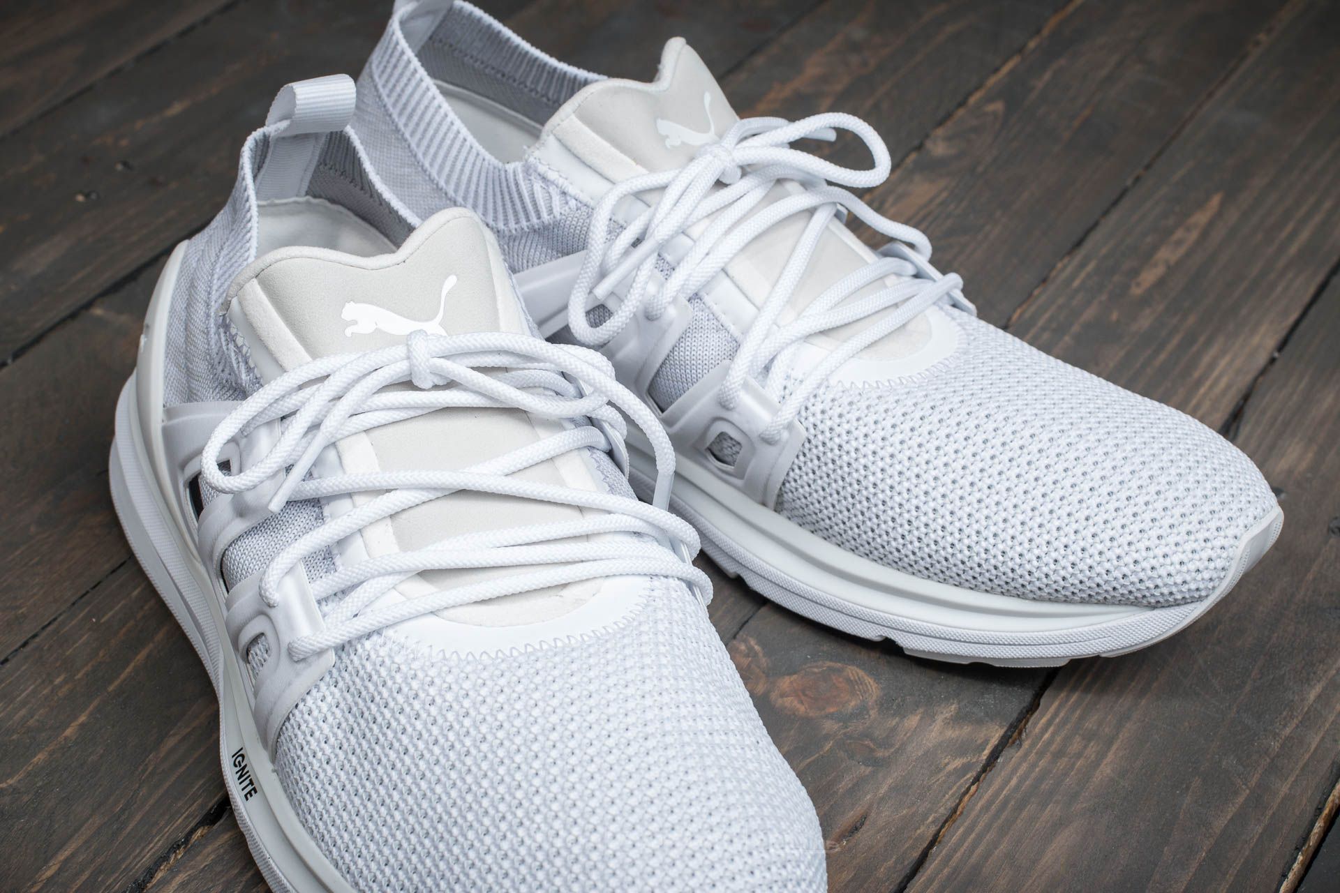 Scarpe uomo Puma B.O.G Limitless Lo Evo Knit S Puma White-Puma White