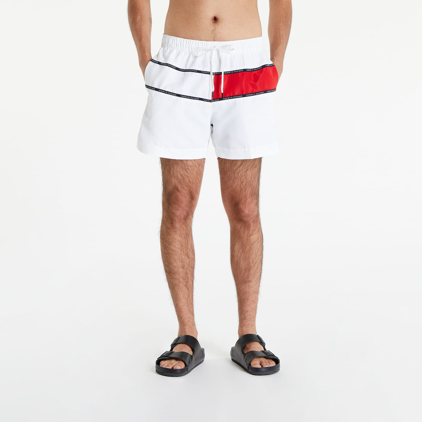 Plavky Tommy Hilfiger Medium Drawstring White